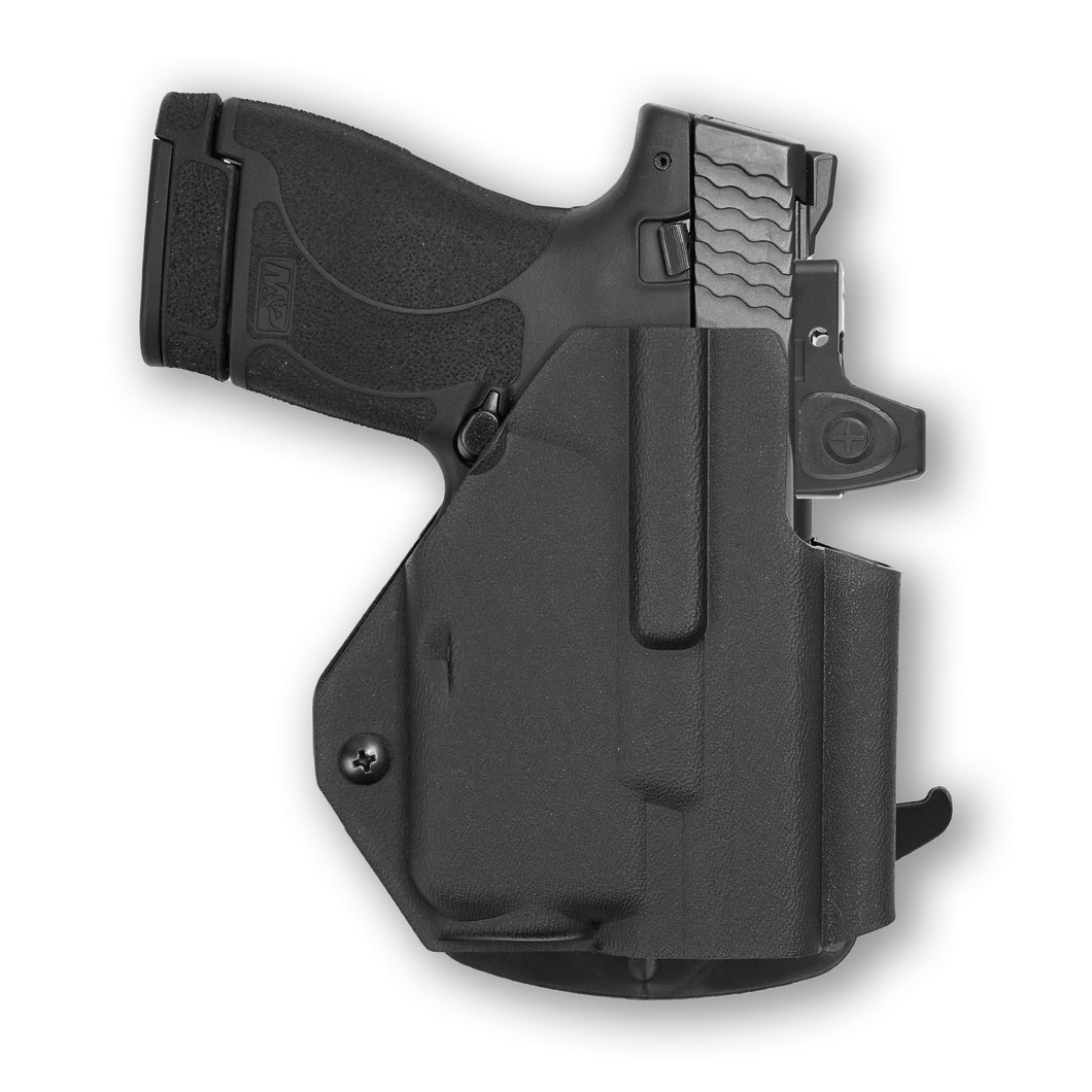 Smith & Wesson M&P Shield / M2.0 / Plus 9MM/.40/30 Super Carry with Streamilght TLR-6 Light/Laser Red Dot Optic Cut OWB Holster
