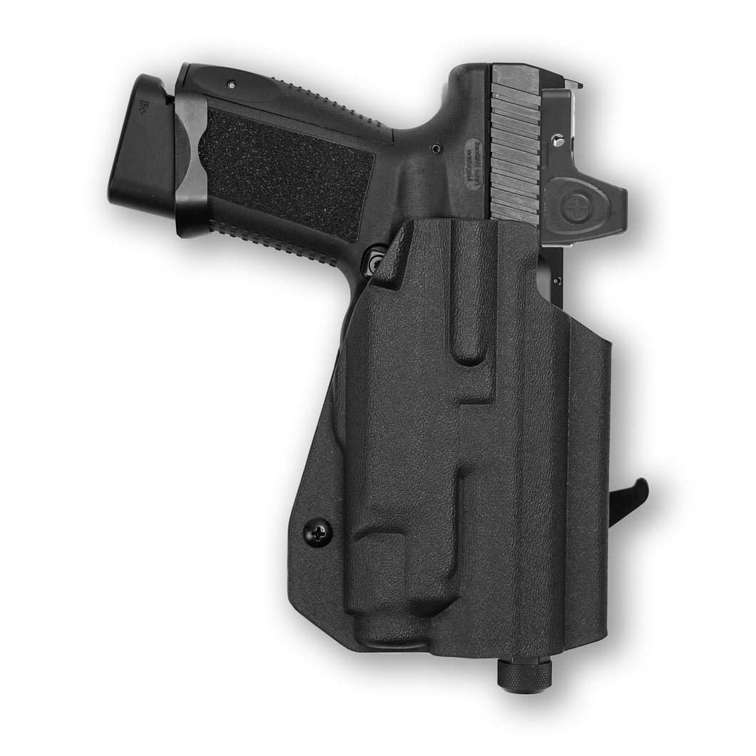 Canik TP9 Elite Combat with Streamlight TLR-7/7A/7X Light Red Dot Optic Cut OWB Holster