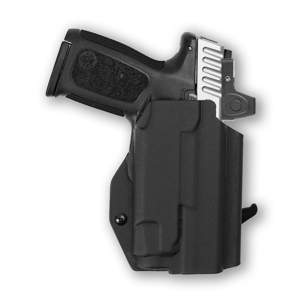 Smith & Wesson SD9/SD40 VE with Streamlight TLR-7/7A/7X Light Red Dot Optic Cut OWB Holster