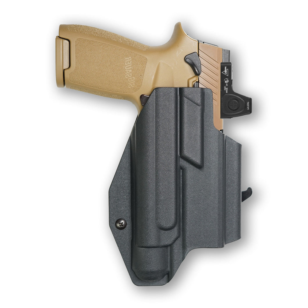 Sig Sauer P320C 9MM/.40SW Manual Safety with Streamlight TLR-1/1S/HL Light Red Dot Optic Cut OWB Holster