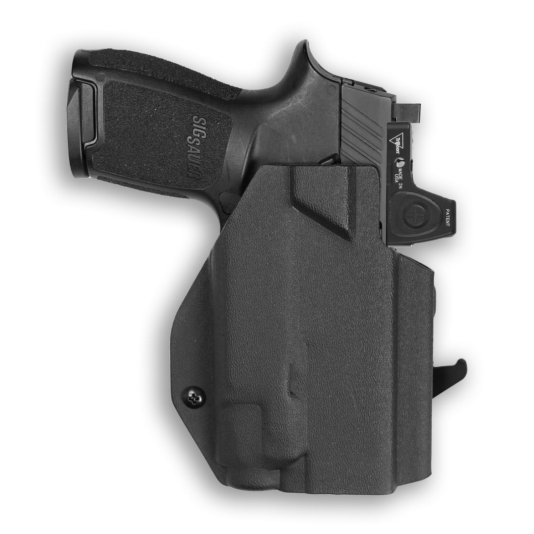 Sig Sauer P320C 9MM/.40SW with Streamlight TLR-8/8A Light Red Dot Optic Cut OWB Holster