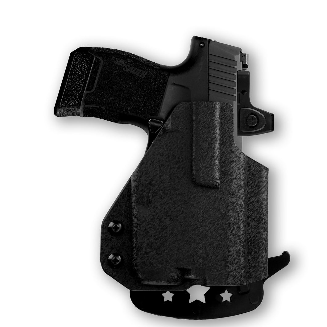 Sig Sauer P365 9MM with Streamlight TLR-6 Light/Laser Red Dot Optic Cut OWB Holster