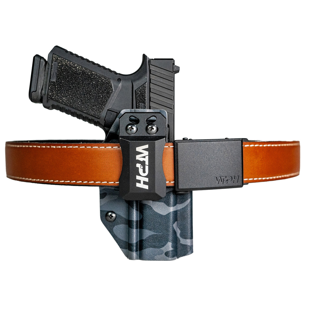 Independence Leather Gun Belt with Ratcheting Buckle