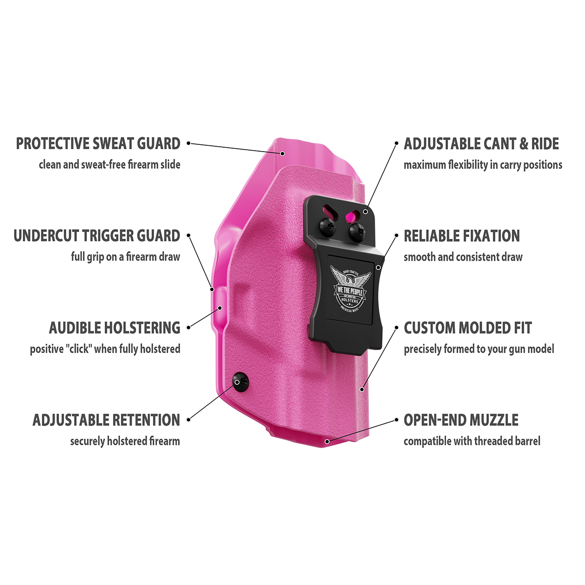 We The People Pink Holster view_front_81f13039-64e8-44b7-  main image 3