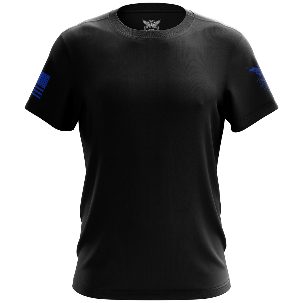 Basic - Black + Blue Short Sleeve Shirt