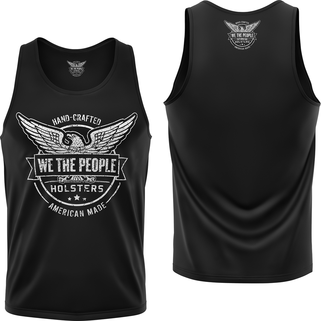We The People Holsters Men's Black with Firearm Flag Graphic T-Shirt Size  XLrge