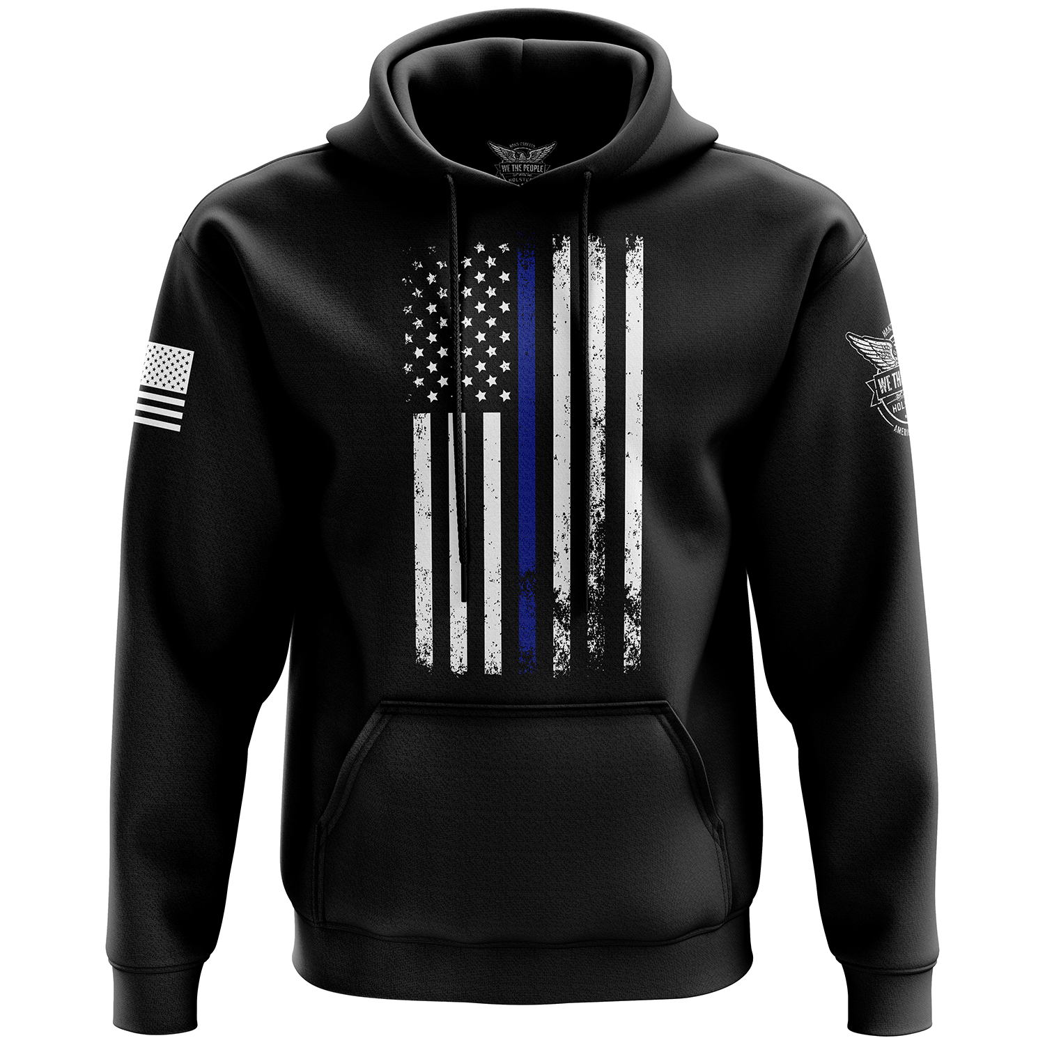 Thin blue deals line pullover