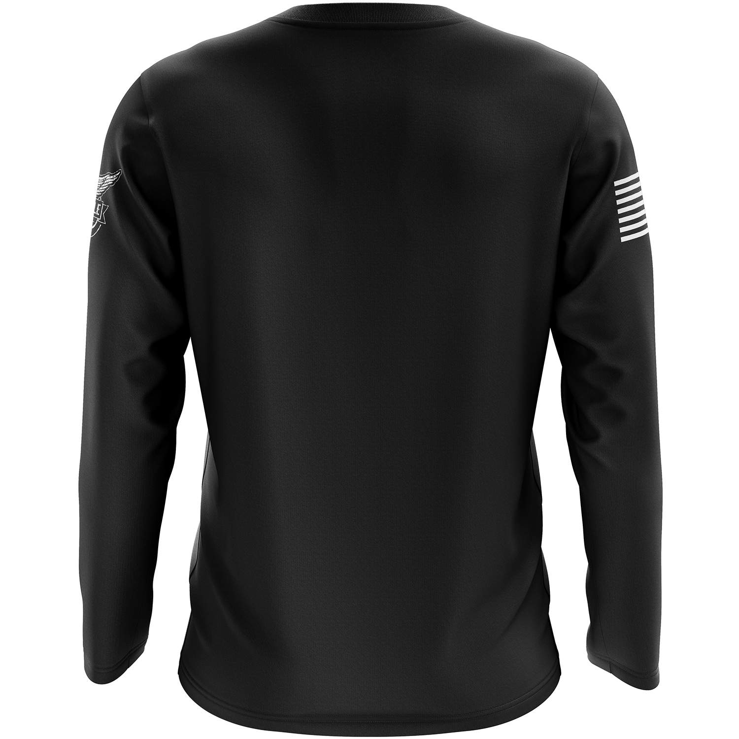 American Flag Thin Blue Line Long Sleeve Shirt by We The People Holsters | Black | Cotton | XL