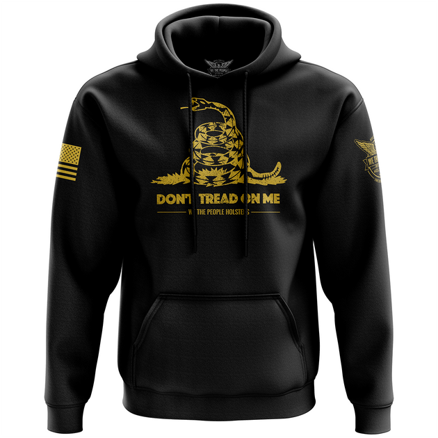 Pink Dont Tread On Me Hoodie, Vintage Gadsden Flag Logo Sweatshirt