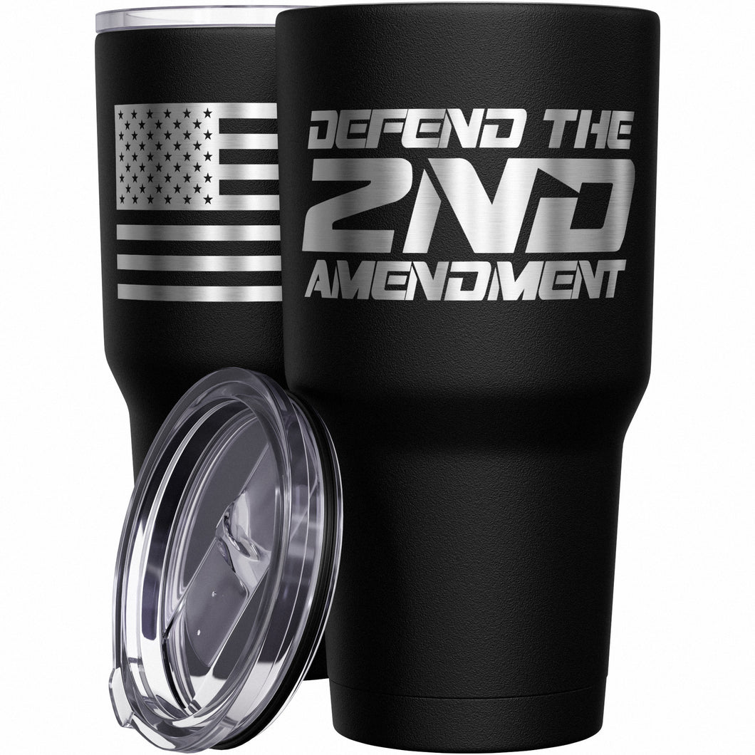 Defend The Second Amendment Stainless Steel Tumbler