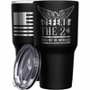 Defend the 2nd Amendment + American Flag Stainless Steel Tumbler