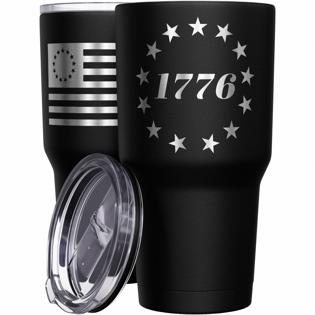 1776 Betsy Ross Flag Stainless Steel Tumbler