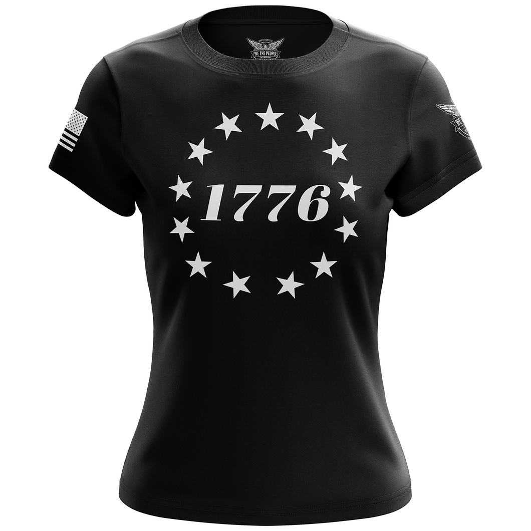 1776 Betsy Ross Flag Women's Short Sleeve Shirt