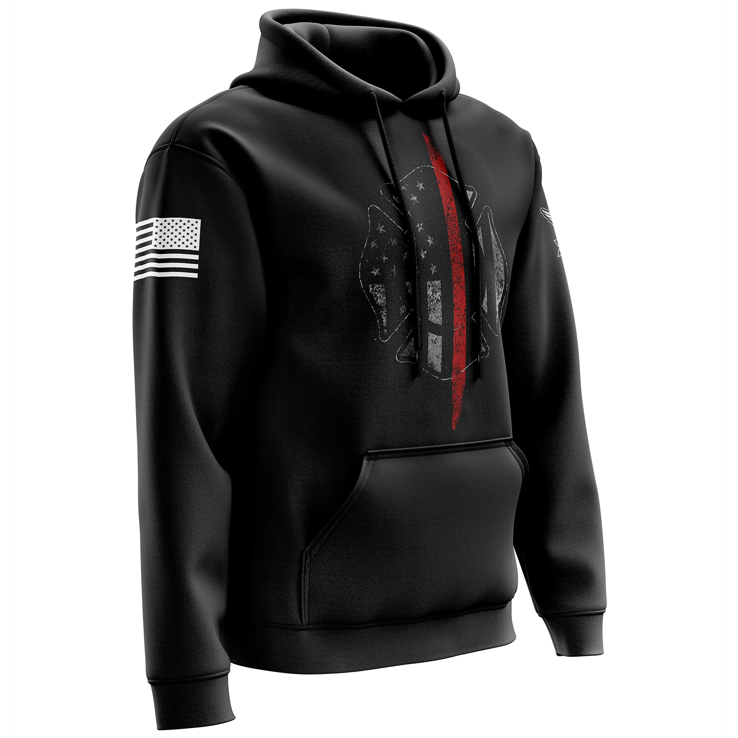 Thin Red Line Hoodie Purchase Thin Red Line Flag Hoodies Printed In The USA