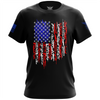 American Flag In Guns 2.0 Short Sleeve Shirt