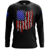 American Flag In Guns 2.0 Long Sleeve Shirt