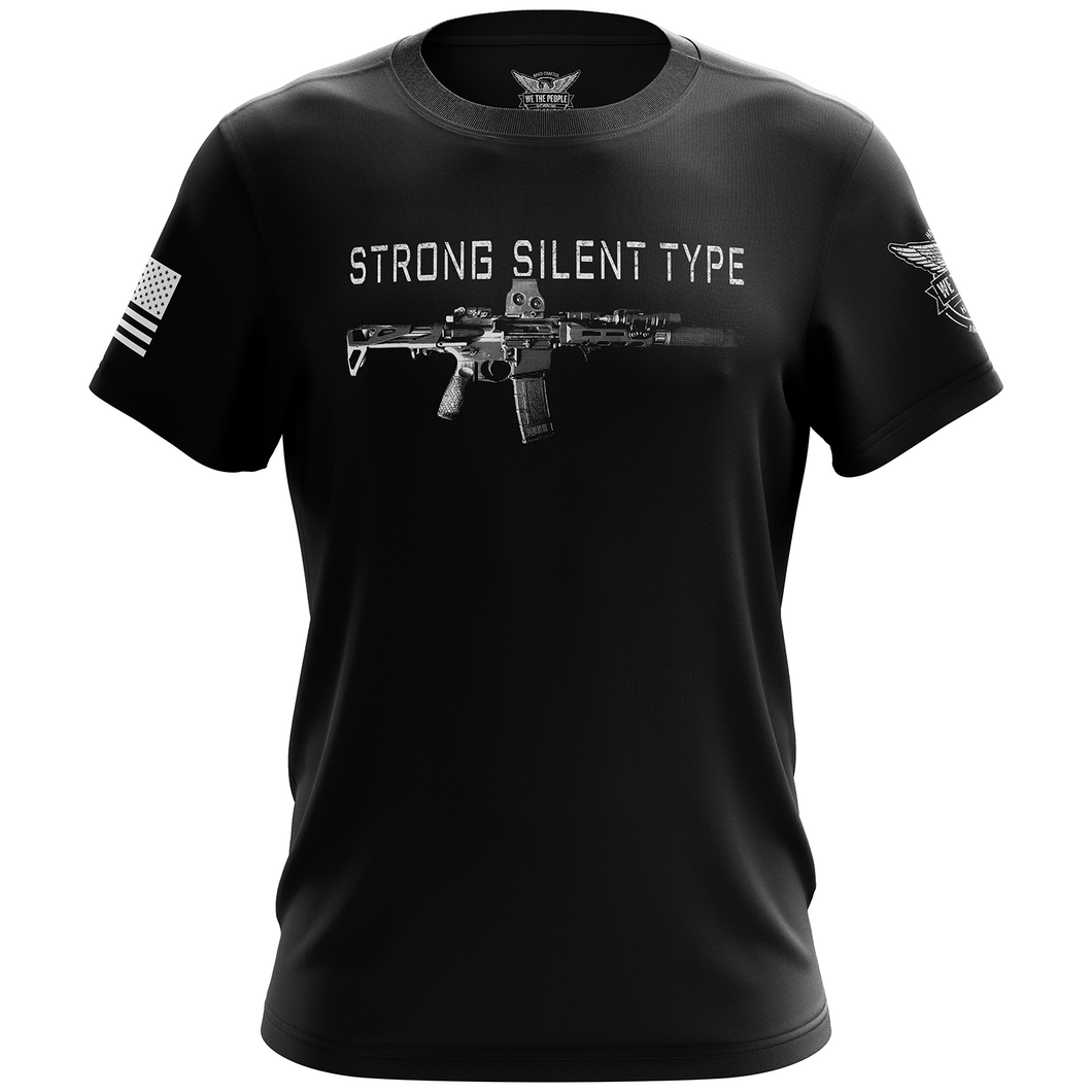 Strong Silent Type Short Sleeve Shirt