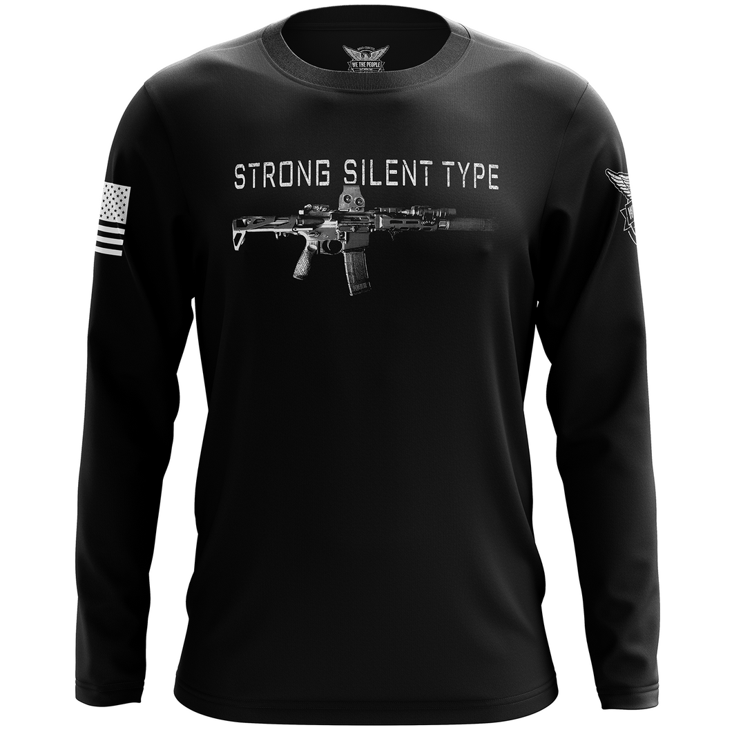 Strong Silent Type Long Sleeve Shirt