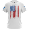 Fresh Paint American Flag Short Sleeve Shirt