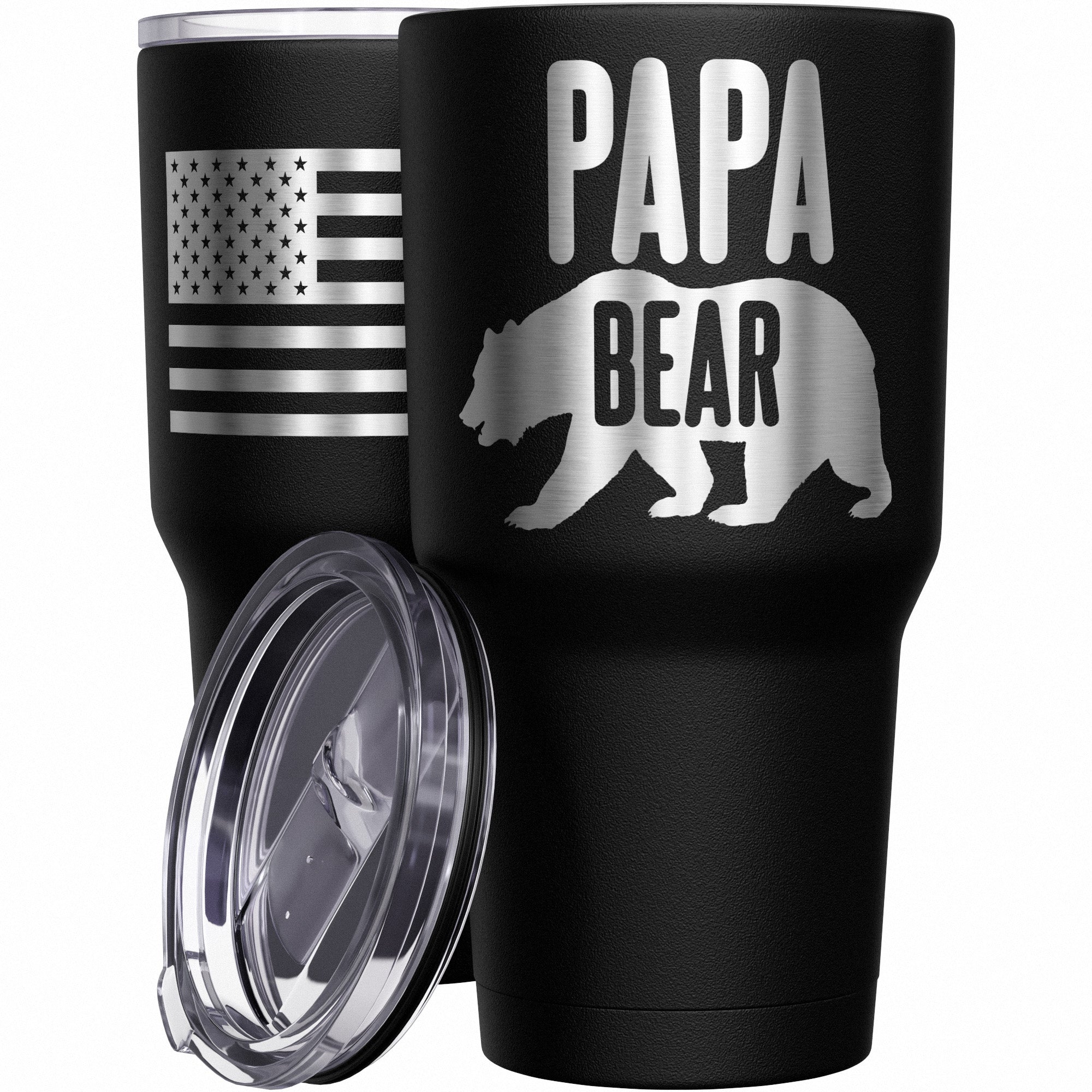 Papa Bear 20 oz Tumbler Gift Set