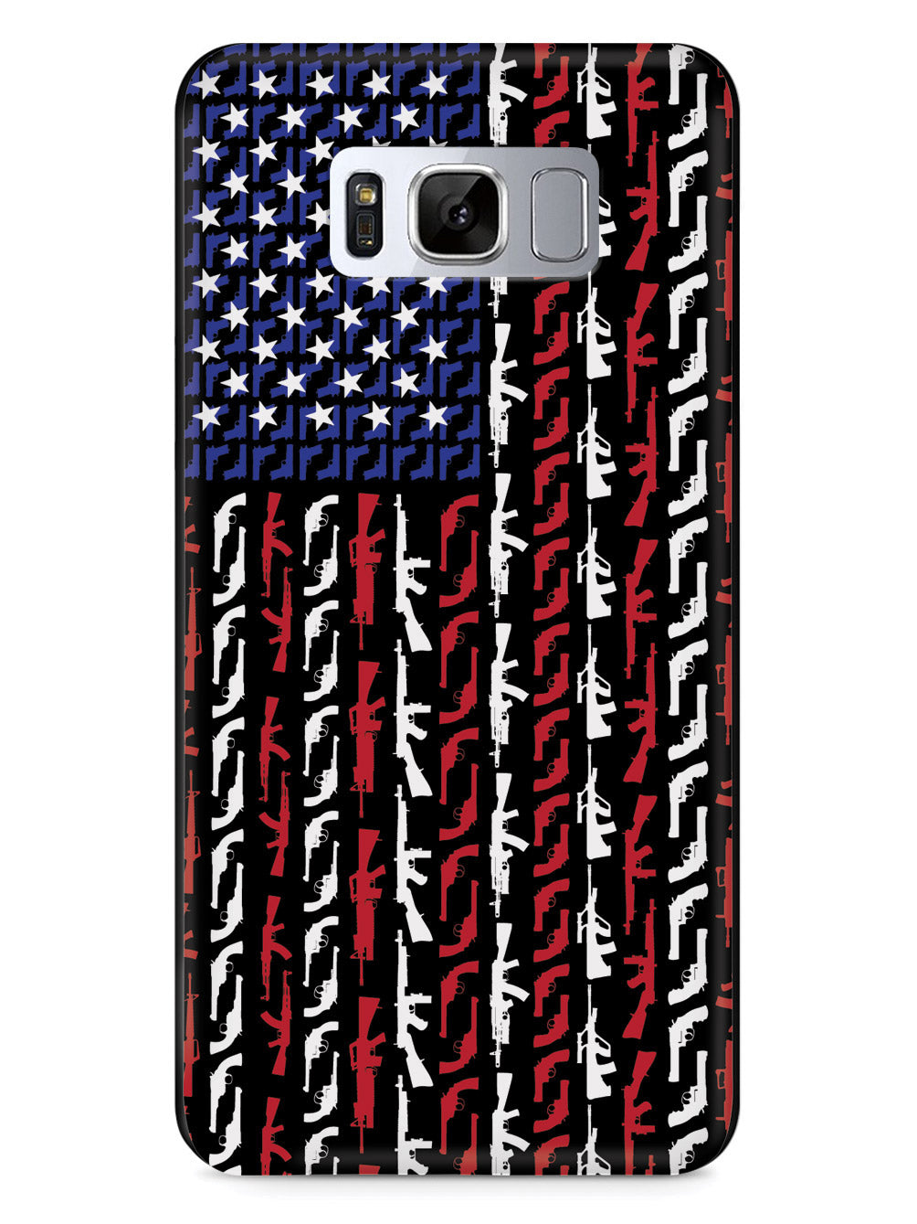 American Flag in Guns Patriotic Phone Cases
