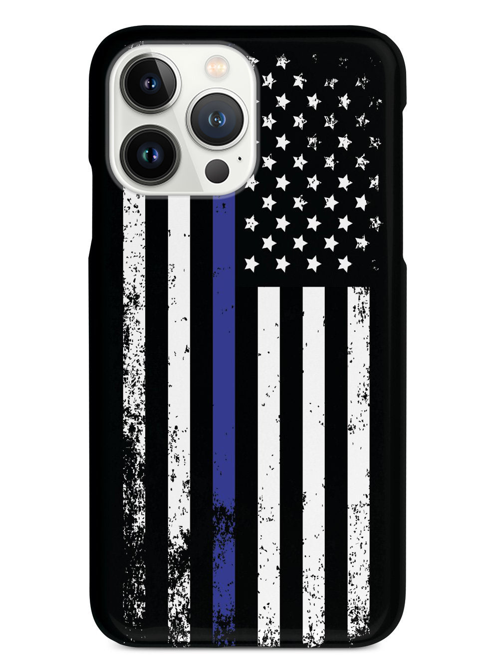 Downward American Flag Thin Line Case