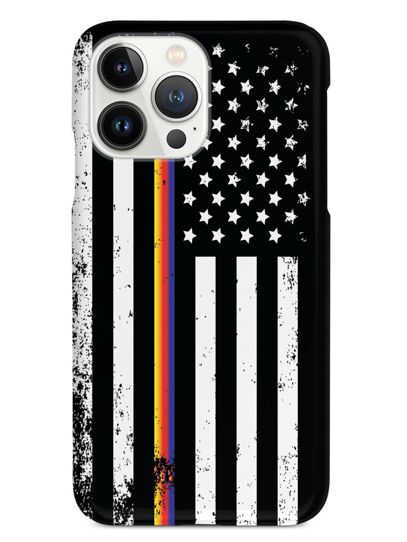 Downward American Flag - Thin Lines Case