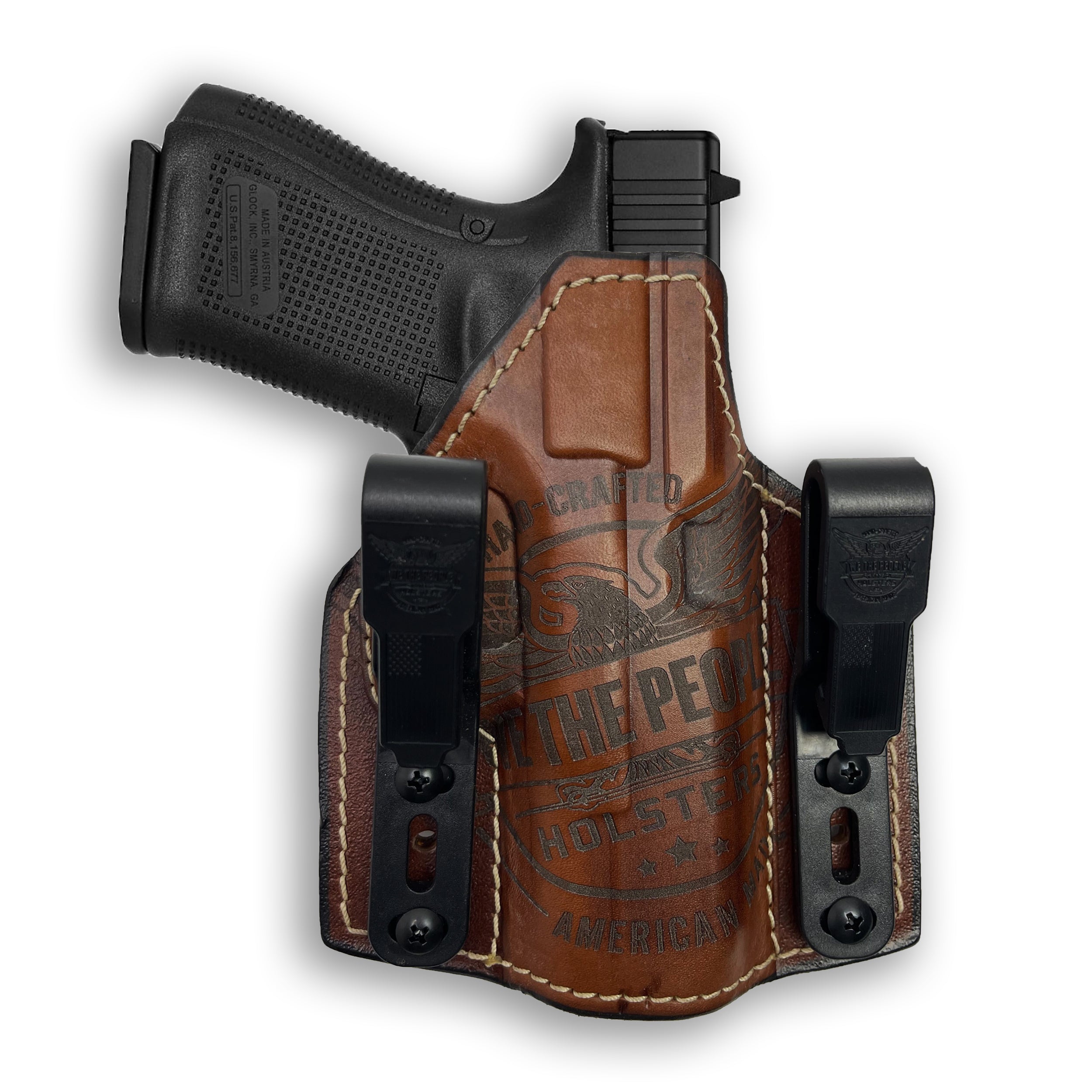Quickship Glock 19 Removable Leather Holster Model TRC