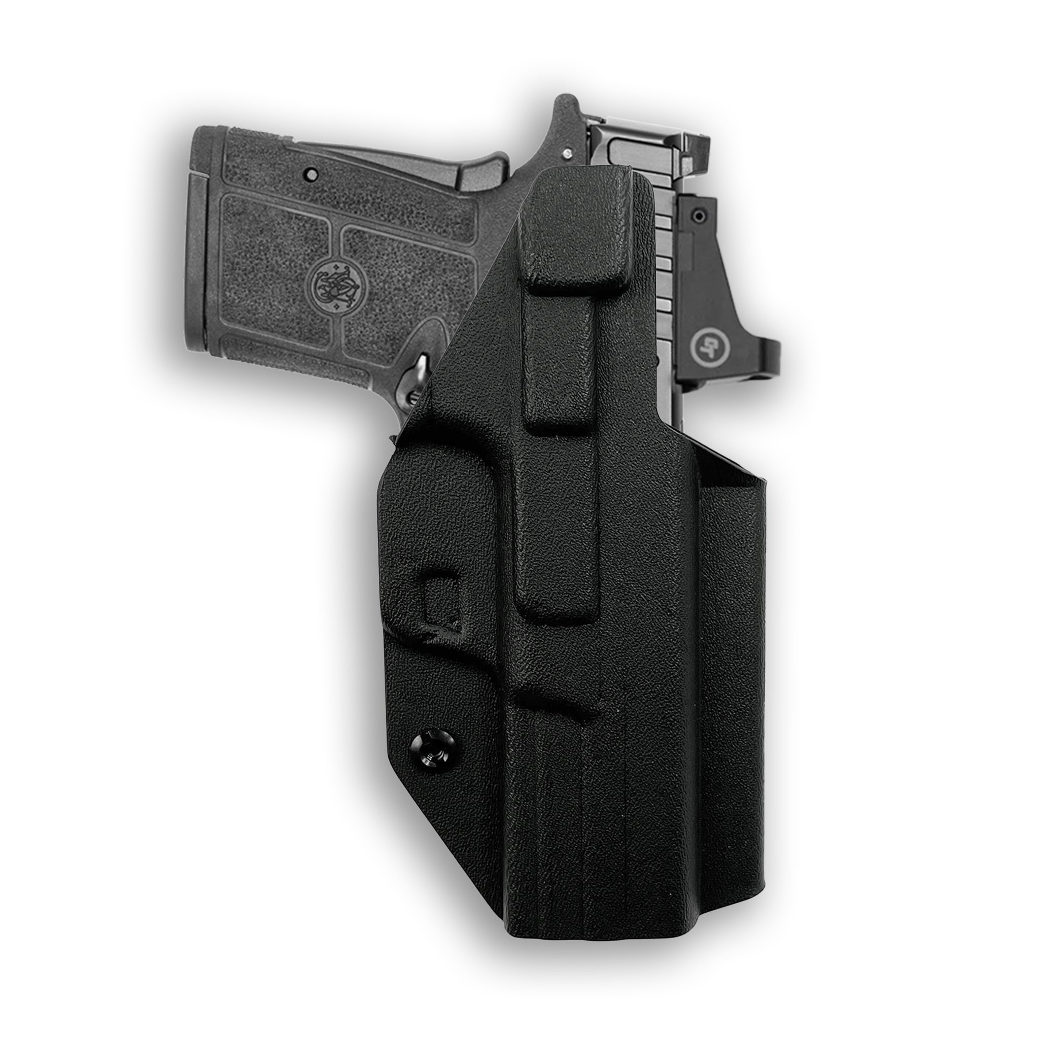 Gun&Flower IWB Kydex Holster For S&W Equalizer & M&P 380 Shield EZ – Optic Cut, Right Hand, Black