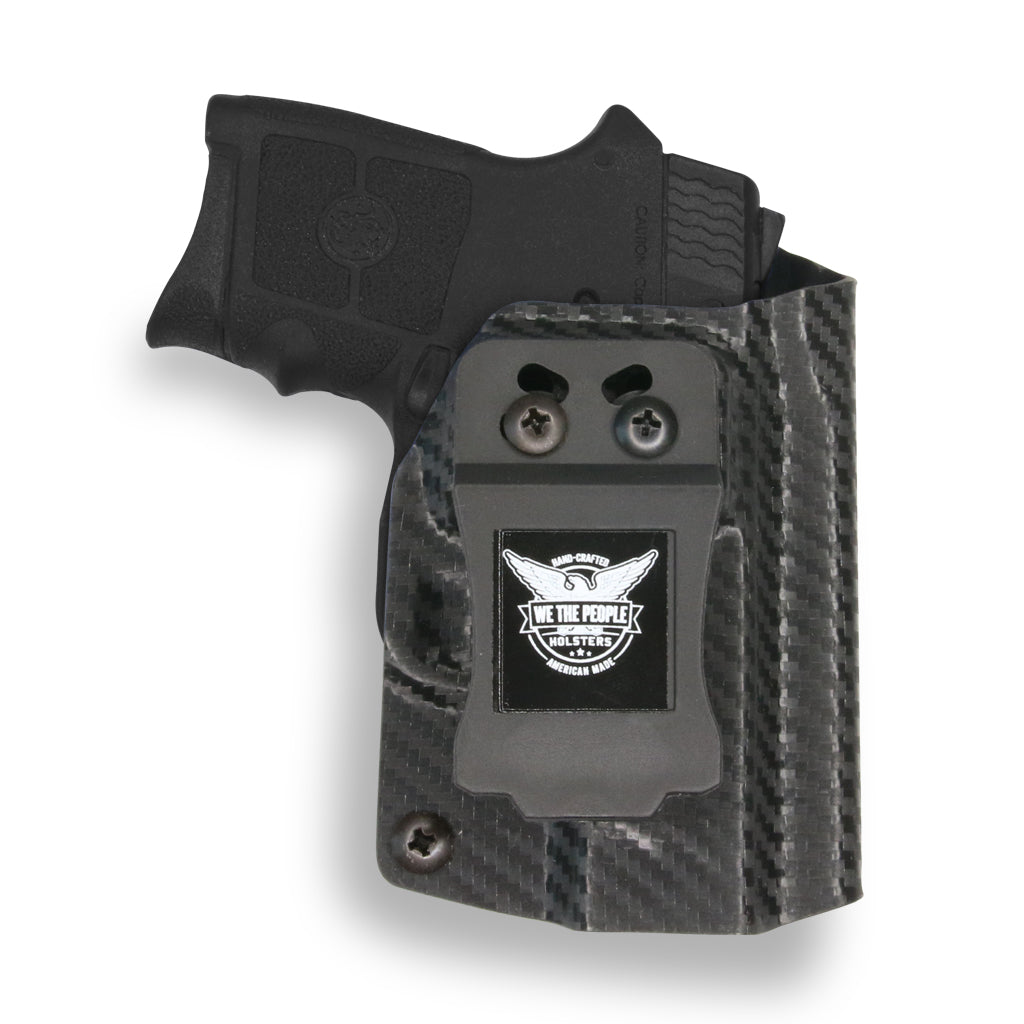 JE Tactical Holsters IWB Kydex Holster For S&W M&P Bodyguard 380 (No Laser) – Carbon Fiber Black, Right Hand