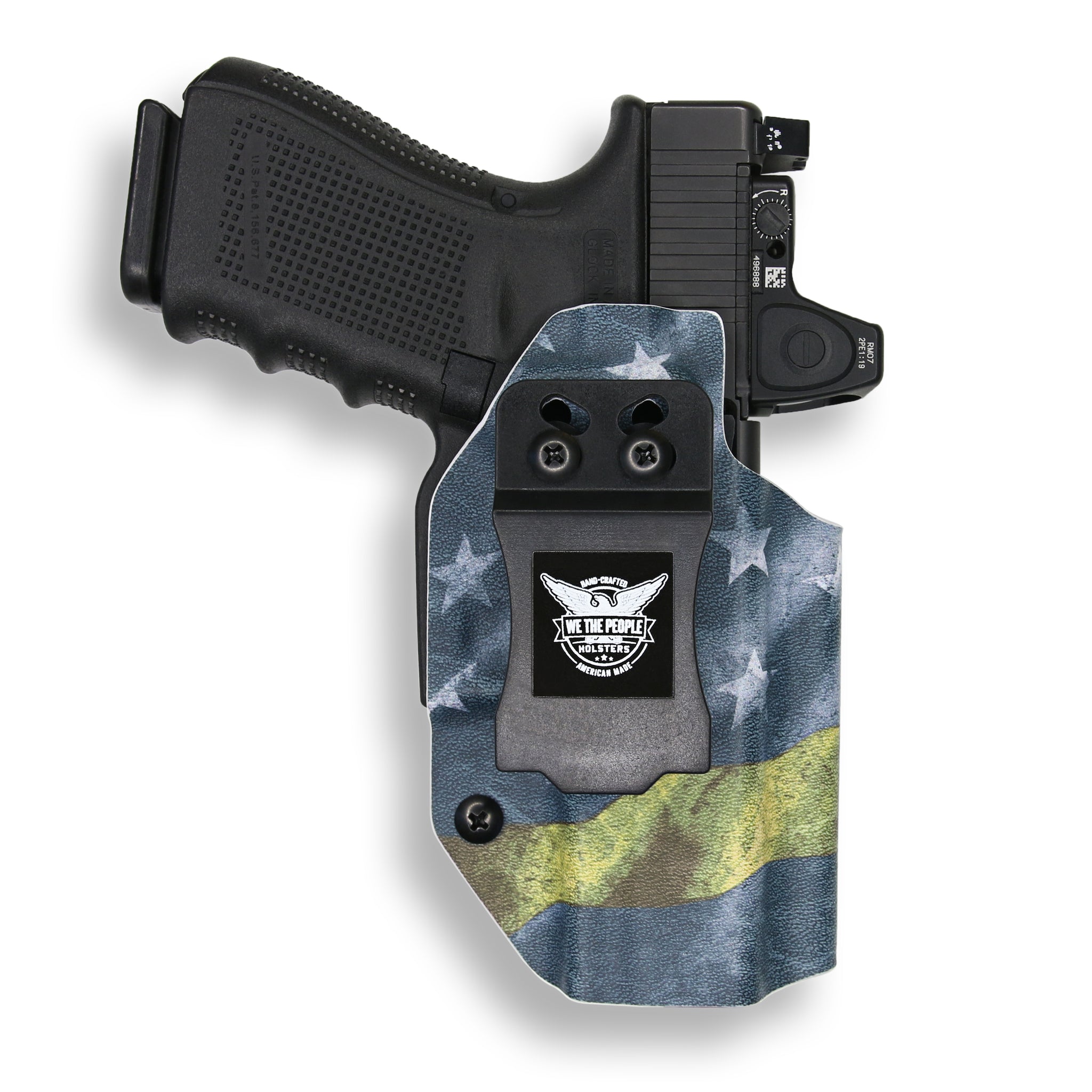 m&p 40 2.0 compact with olight weapon flashlight holster Smith & Wesson M&P/M2.0 4"/4.25" Compact 9/40 /w Olight Baldr S Light Red Dot Optic Cut IWB Right-Handed Holster By We The People Holsters