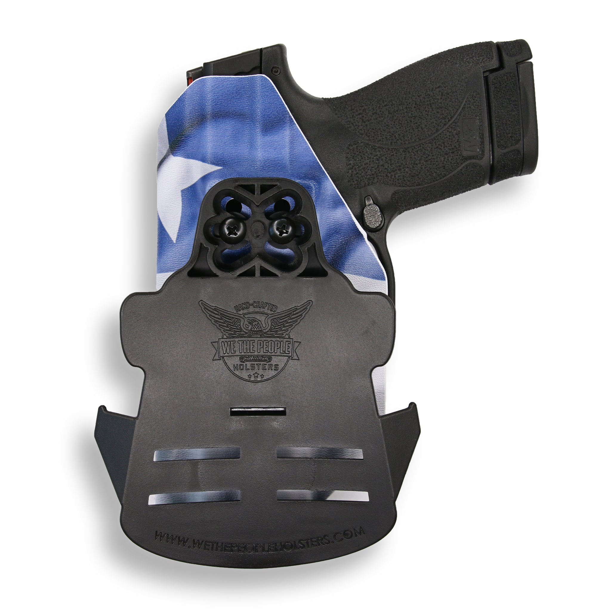 OWB Hip Holster For M&P Shield 9mm, 40 S&W, 45 ACP & Similar - Ambidextrous, Level 1, Nylon With Clip (Wyoming Holster)