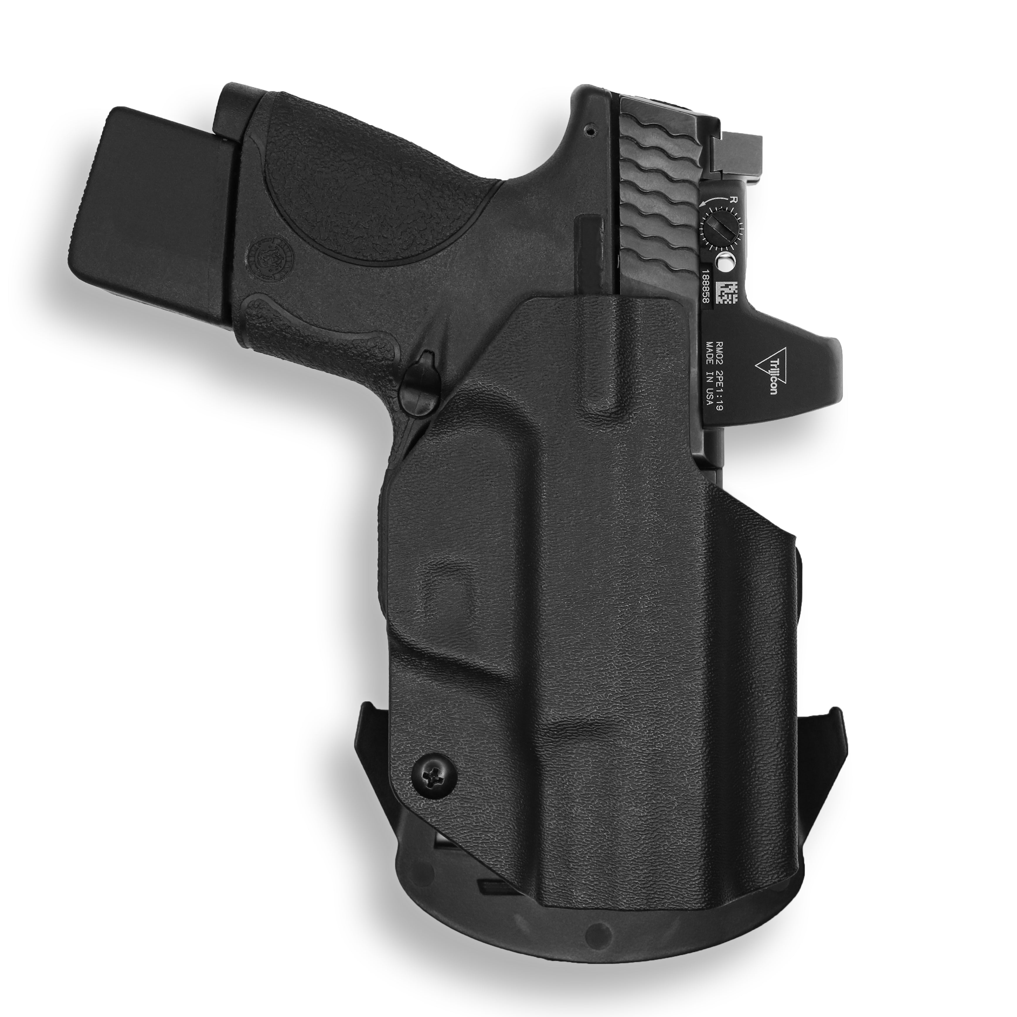 We The People IWB Holster For Smith & Wesson M&P 9C/40C / M2.0 Compact - Right Hand, Black Kydex
