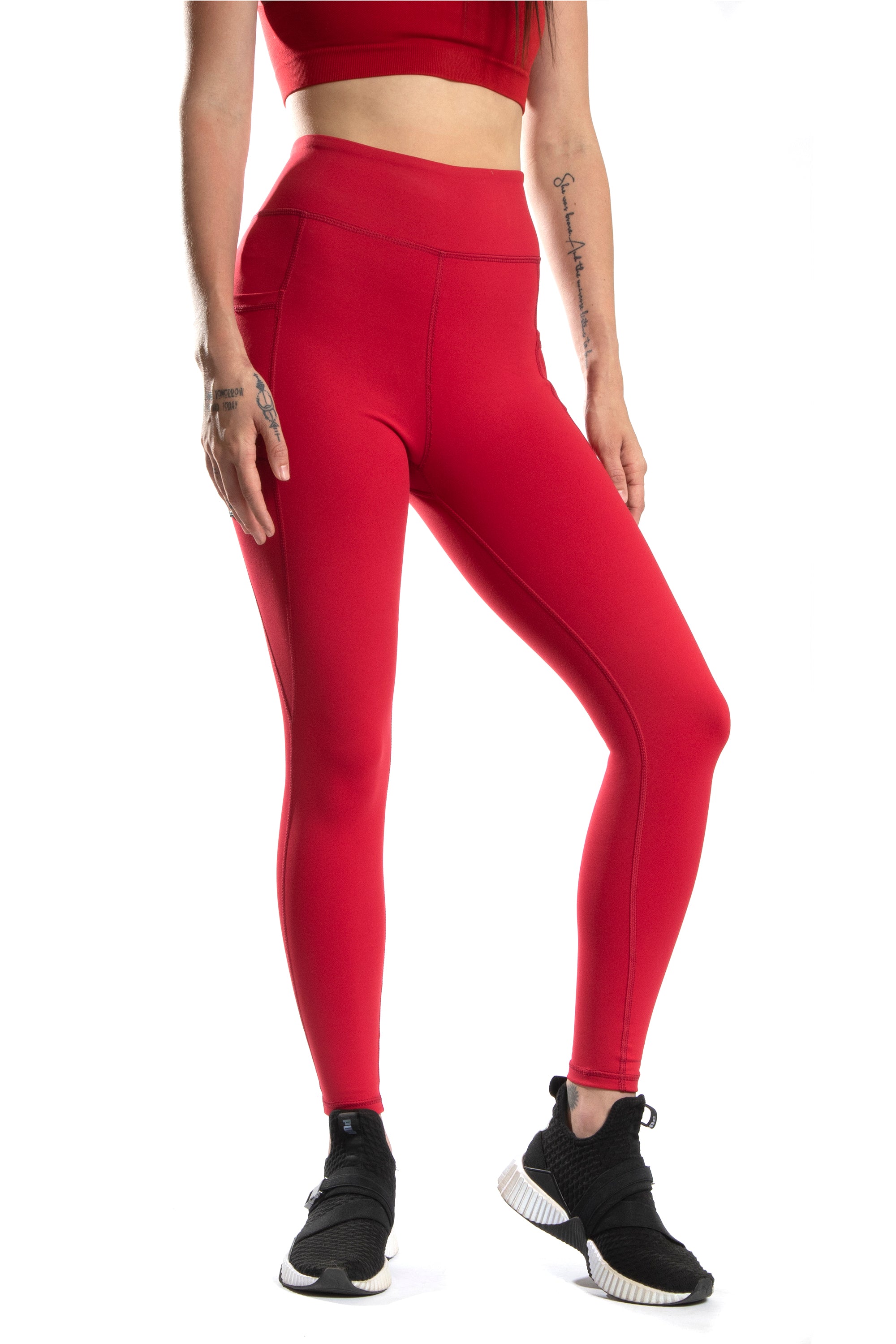 Rounded Concealed Carry Leggings Red CEX-LEGNS-BG-RH-XLG - Online Outfitters