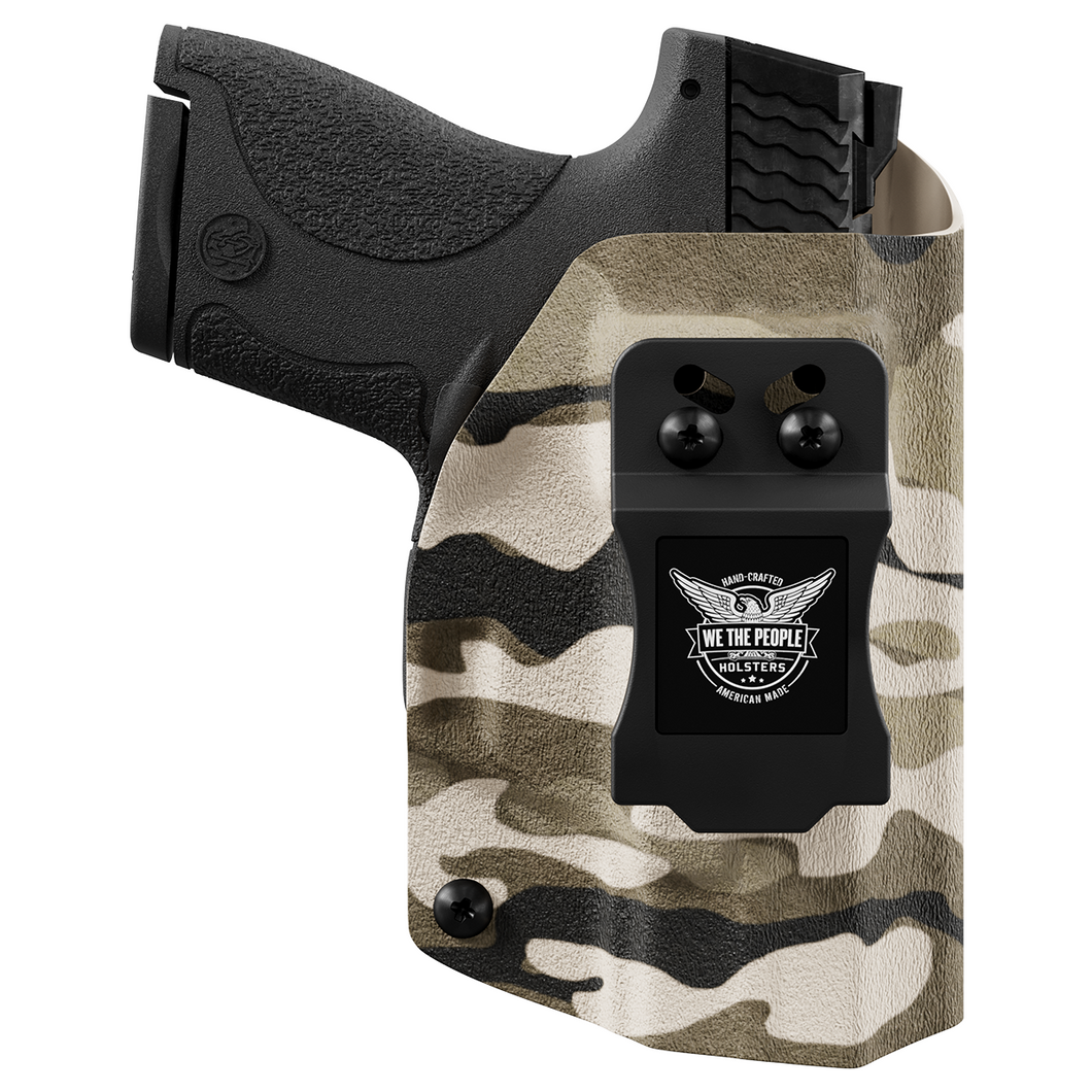 Tan Camo Custom Kydex IWB Holster for concealed carry